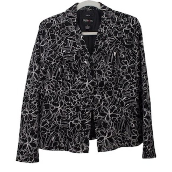 Floral Suit Jacket - Style & Co. - Picture 3 of 7